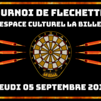 05/09 – TOURNOI DE FLECHETTES