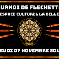 07/11 – TOURNOI DE FLECHETTES
