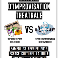 23/02 – Match d’impro: IMPROVICULTURE BIOLOGIQUE VS. LINE