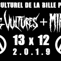 13/12 – AMONG VULTURES + MIASME (hardcore metal crust)