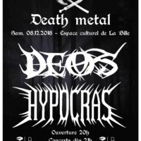 08/12 – DEOS + Hypocras (roman & viking death metal)