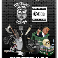 22/03 – The flying tiger claw + The ground shaker (punk, hard rock)