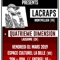 01/03 – LACRAPS + QUATRIEME DIMENSION (rap)