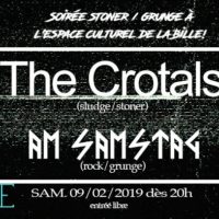 09/02 – Am samstag + The crotals (grunge, stoner & sludge metal, CH)