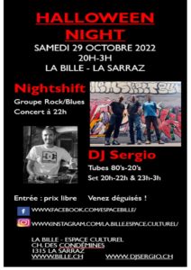 Halloween Night - décalée - avec DJ Sergio & Nightshift