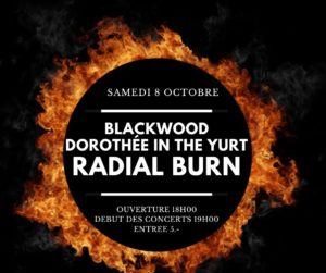 Radial Burn + Blackwood + Dorothée in the yurt